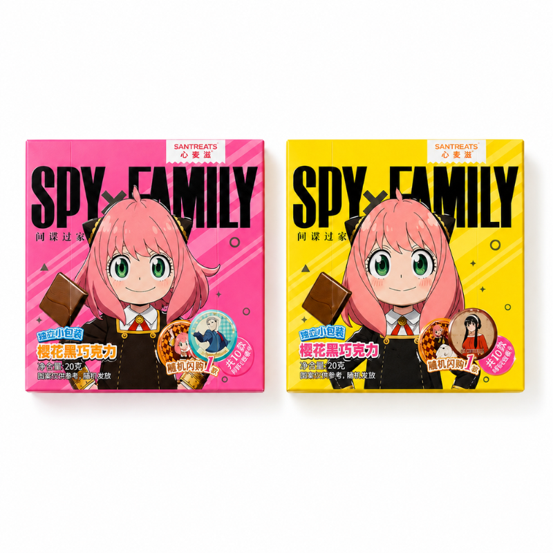 Spy-Family Cherry Blossom Dark Chocolate (China)