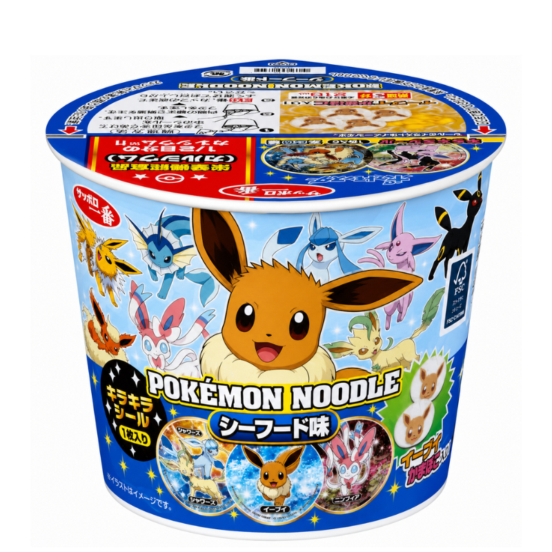 Pokemon Noodles Seefood Flavor (Japan)