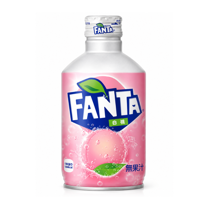 Fanta White Peach Aluminum (Japan)
