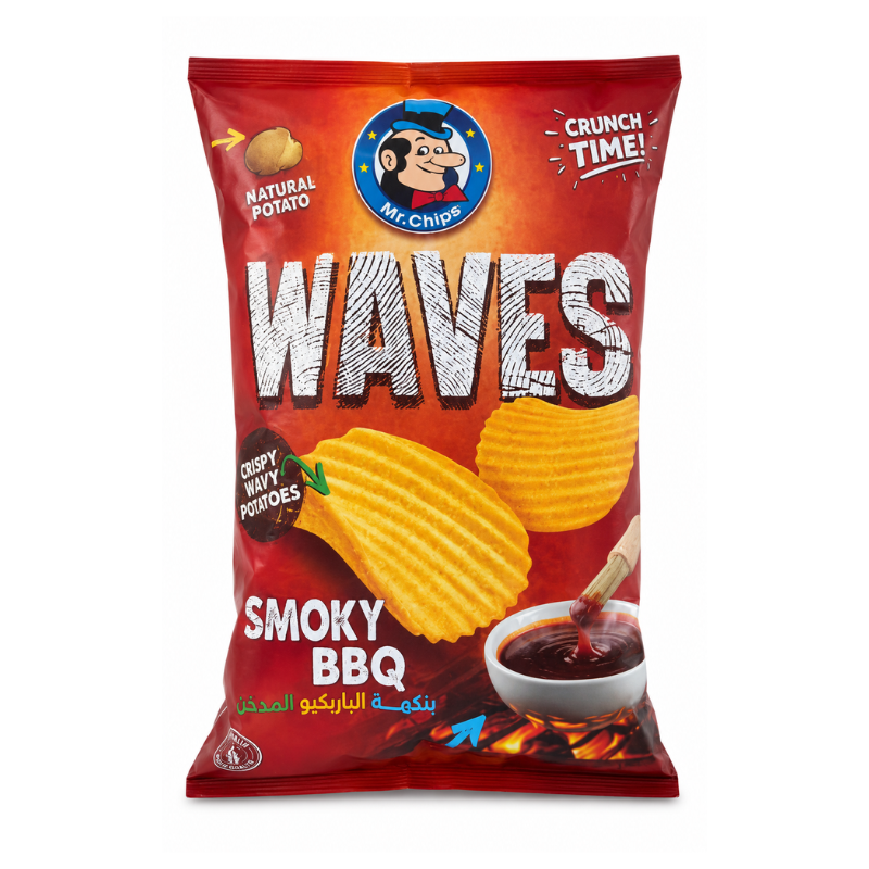 Mr. Waves Smoky BBQ Chips (Jordan)