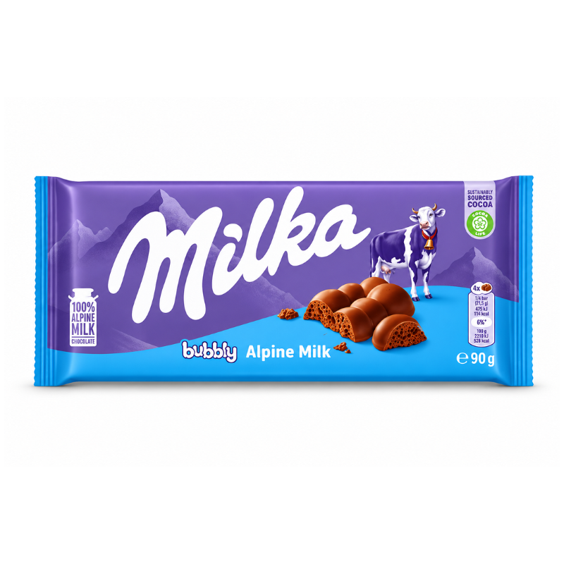 Milka Bubbly Alpine Milk (Germany)