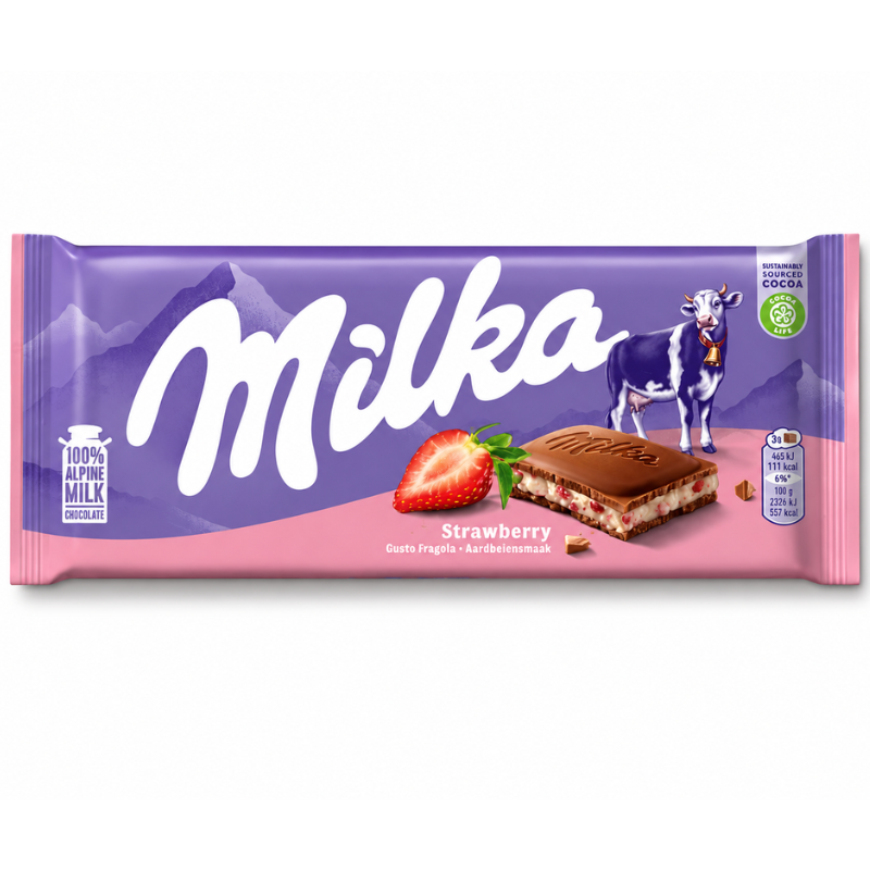 Milka Strawberry Chocolate (Germany)