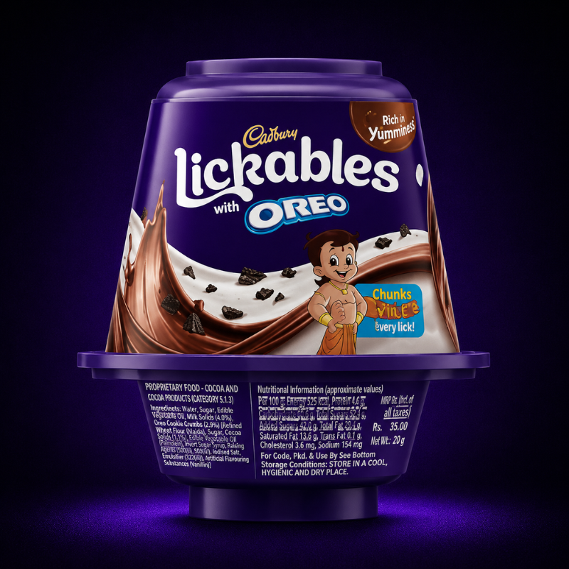 Cadbury Lickables Chocolates with Oreo