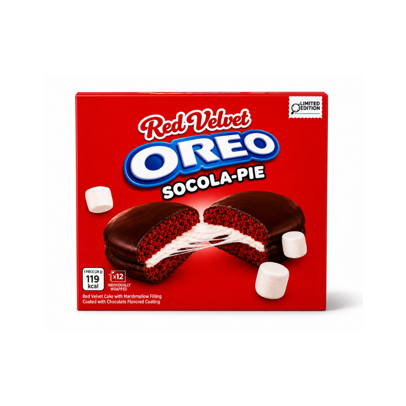 Red Velvet Oreo Socola Pie (Vietnam)