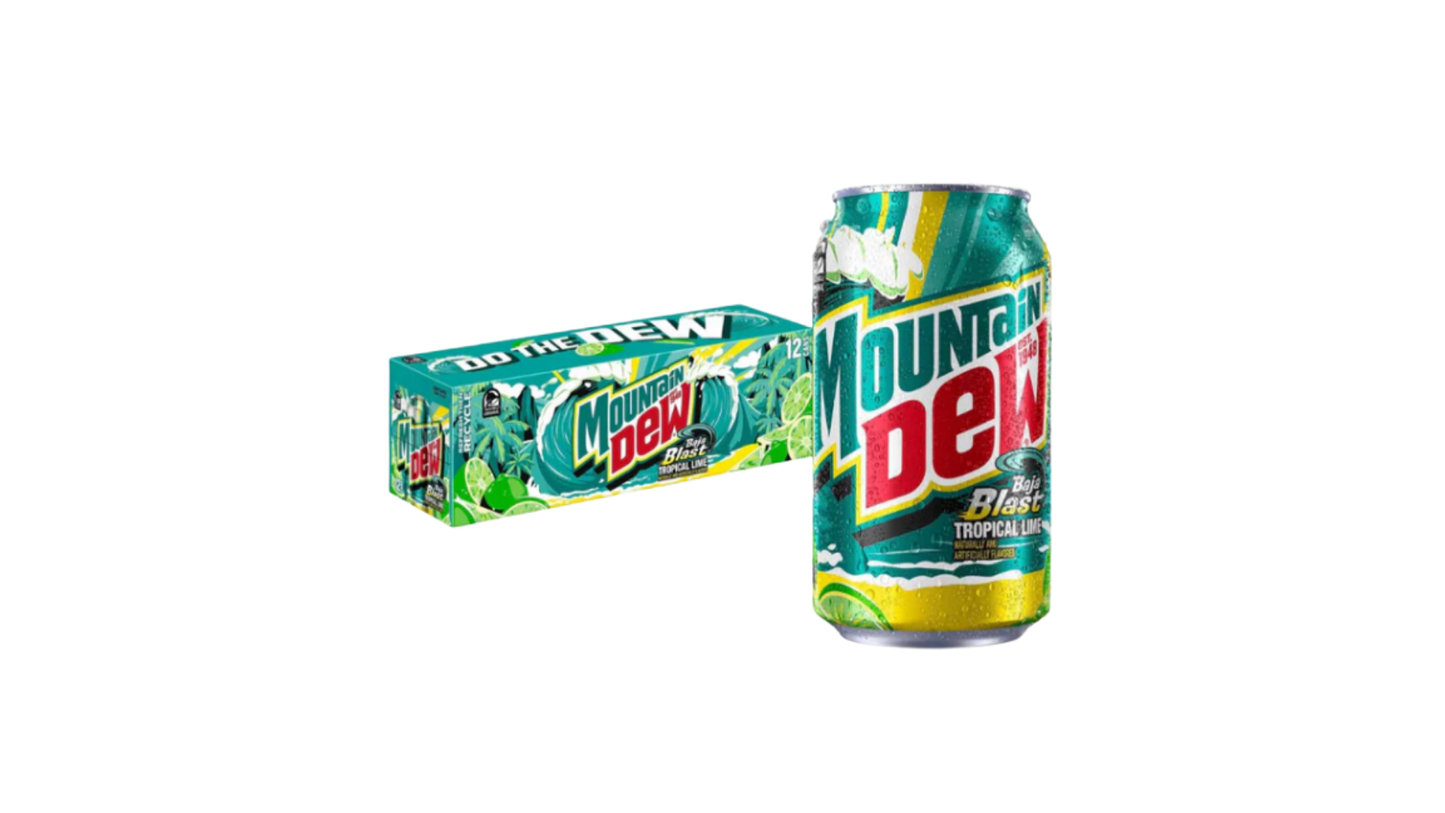 Mountain Dew Baja Blast Lime