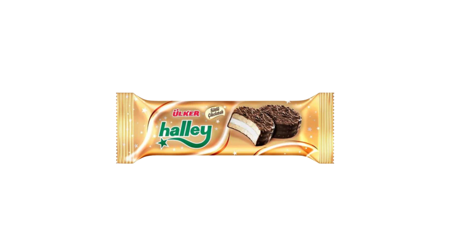 Ulker Halley Chocolate Covered Sadwich Biscuit(Turkey)