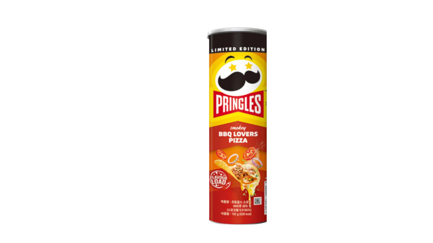 Pringles BBQ Lovers flavor from South Korea