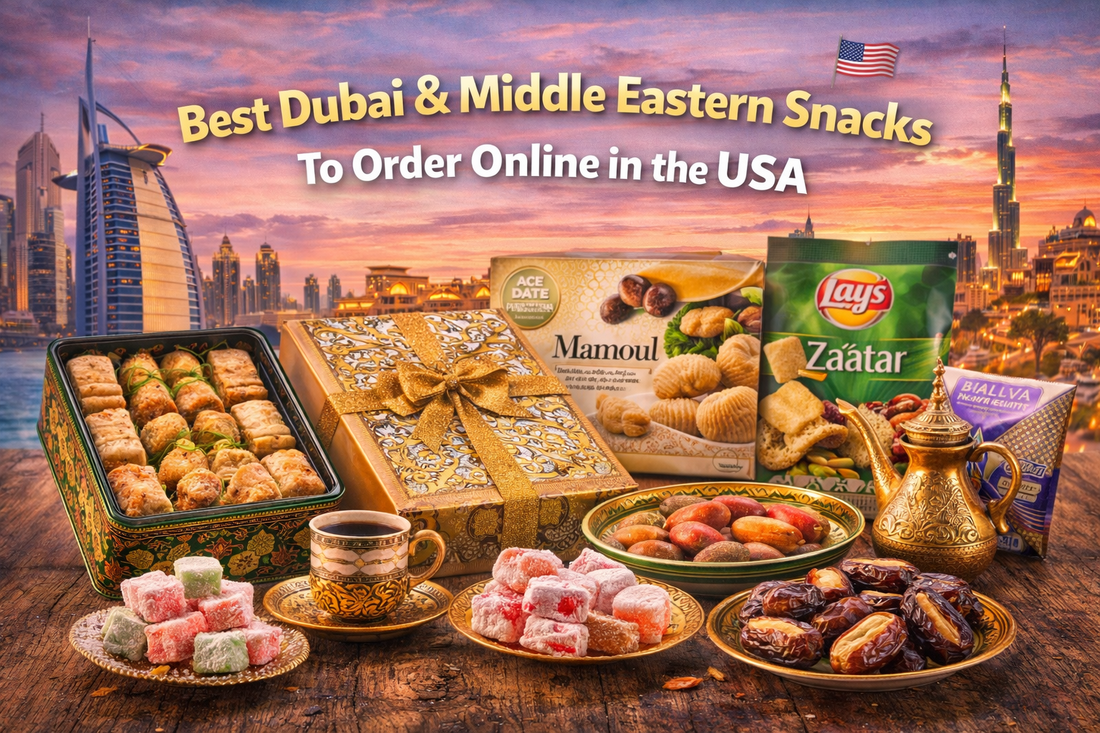 Best Dubai & Middle Eastern Snacks to Order Online in the USA (2026 Guide)