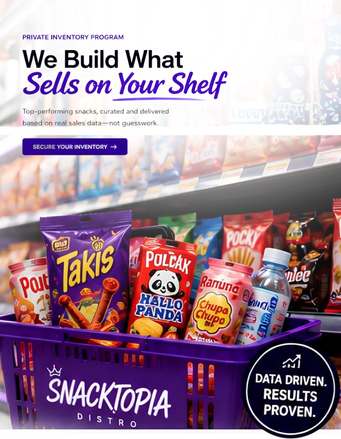 Snack Box Distribution Private Inventory – SnacktopiaDistro