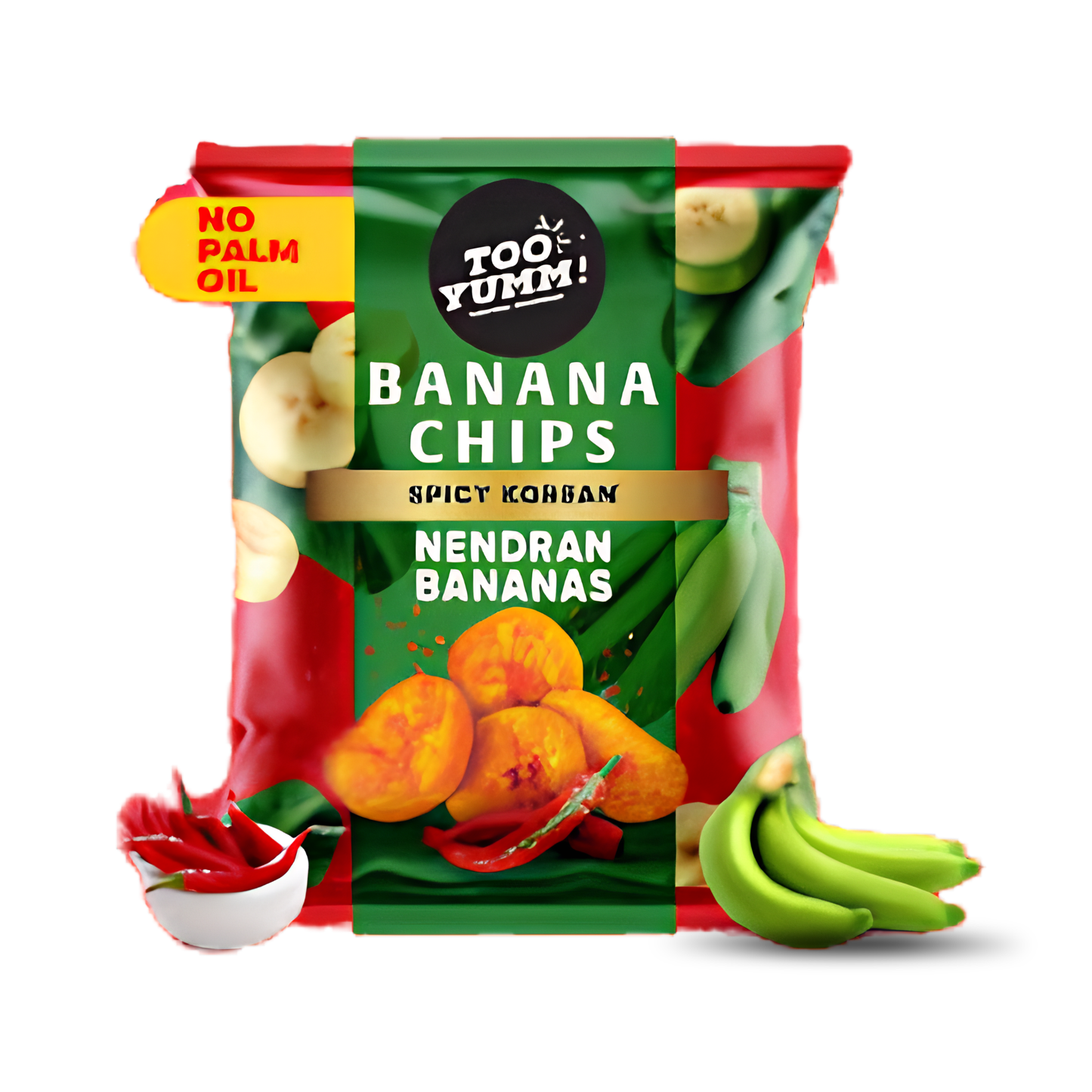 Too Yumm Spicy Korean Banana Chips (India)