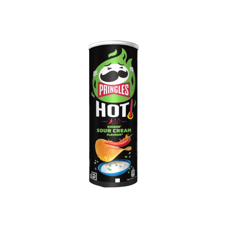 Pringles Hot Kickin' Sour Cream flavor