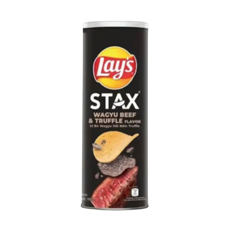 Lay's Stax Wagyu Beef & Truffle flavor