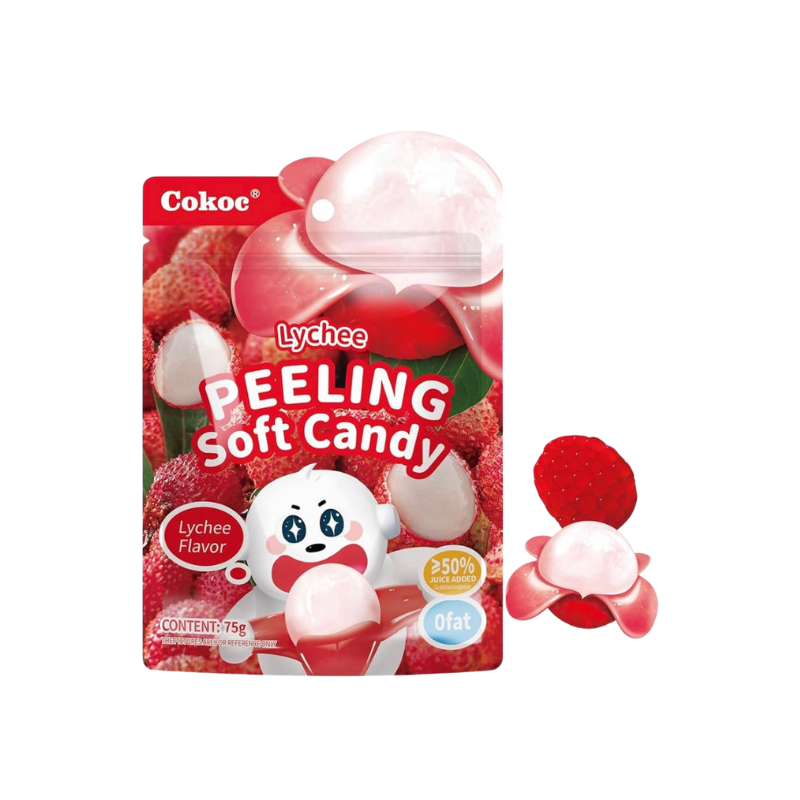 Cokoc lychee peeling soft candy
