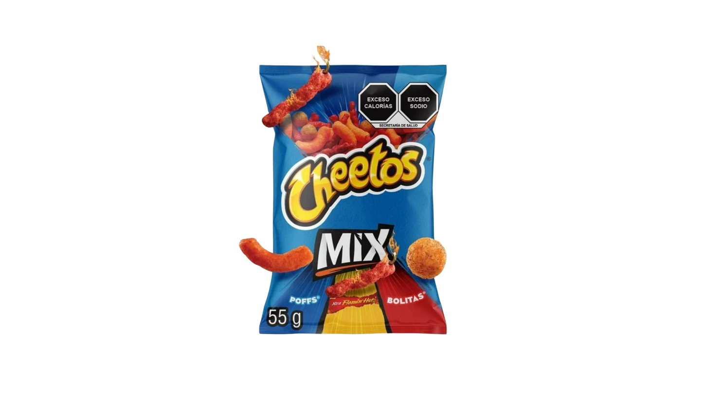Cheetos Mix bag on a white background