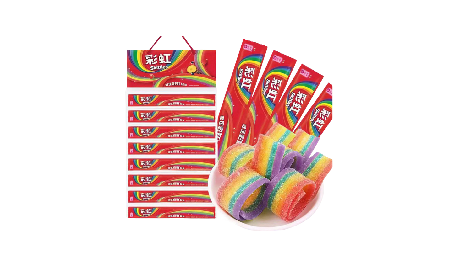 Skittles Soft Candy Strips(China)