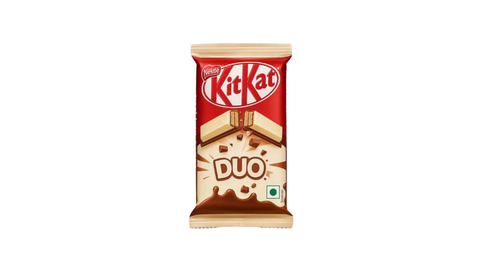 KitKat Duo chocolate bar packaging on a white background