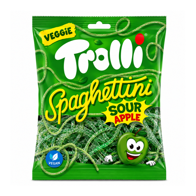 Trolli Spaghettini Sour Apple (Germany)