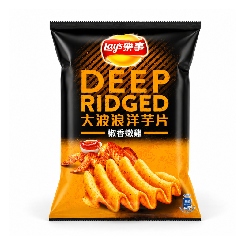 Lay‘s Deep Ridged Spicy and Tender Chicken (Taiwan)