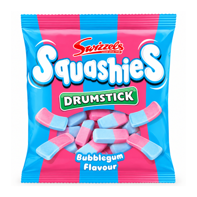 Squashies Drumstick Bubble Gum Flavour (UK) [120g*12]