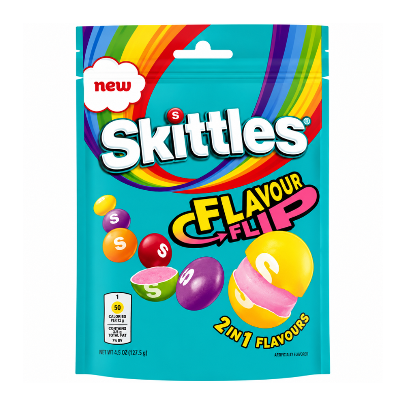 Skittles Flavour Flip 2 in 1 (UK) [136g*15]