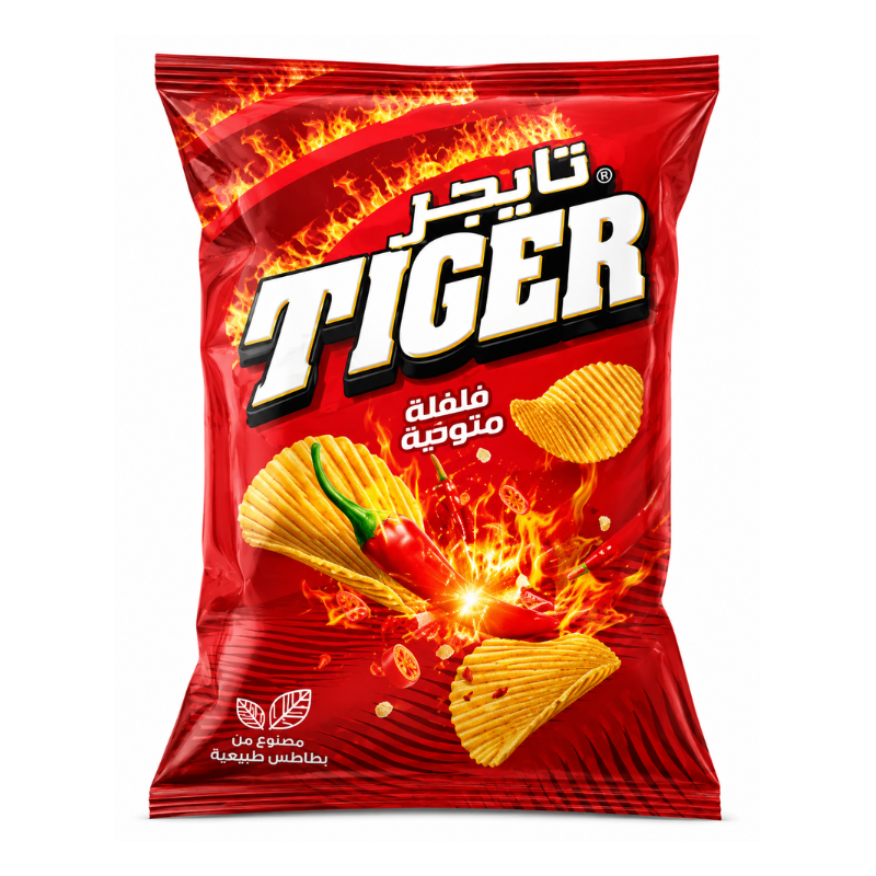 Tiger Chips Max Fire(Egypt) [90g*12]