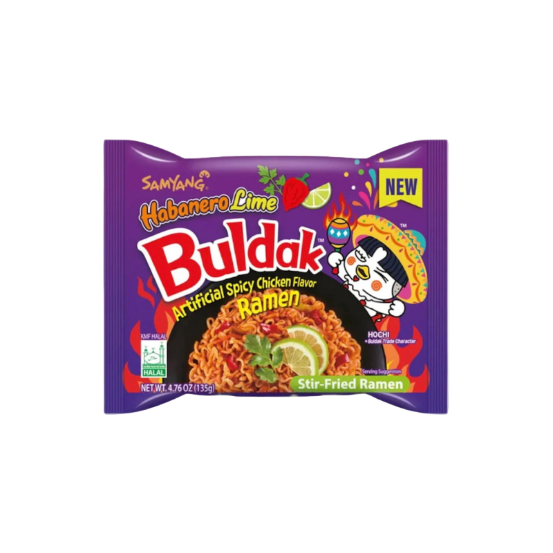 Samyang Buldak Habanero Lime Hot Chicken Flavor Ramen (Halal)