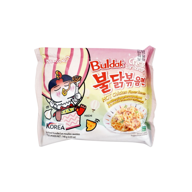 Samyang Buldak Cream Carbonara Hot Chicken Flavor Ramen (Halal)