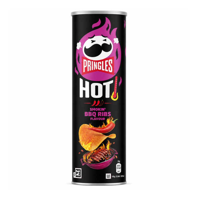 Pringles Smok’n BBQ Ribs (UK) [160g*19]
