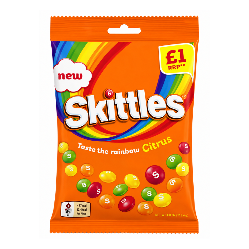 Skittles Citrus PM (UK) [109g*4]