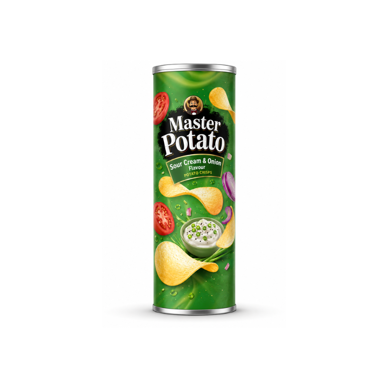 Master Potato Sour Cream & Onion Potato Chips (Turkey)