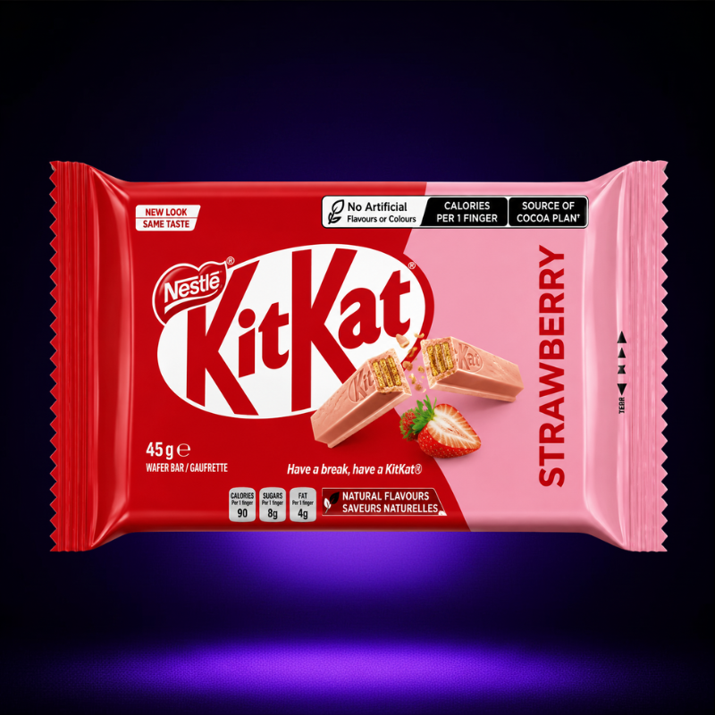 Kit Kat Sabor Strawberry (Brazil)