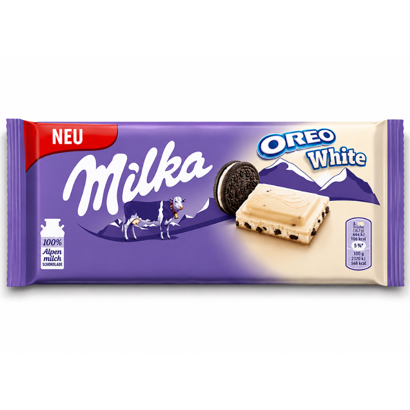 Milka Oreo White Milk Chocolate (Germany)