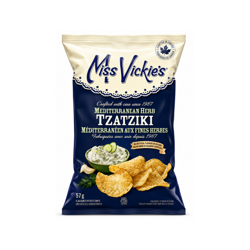 Miss Vickie's Mediterranean Herb Tzatziki Potato Chips (Canada)