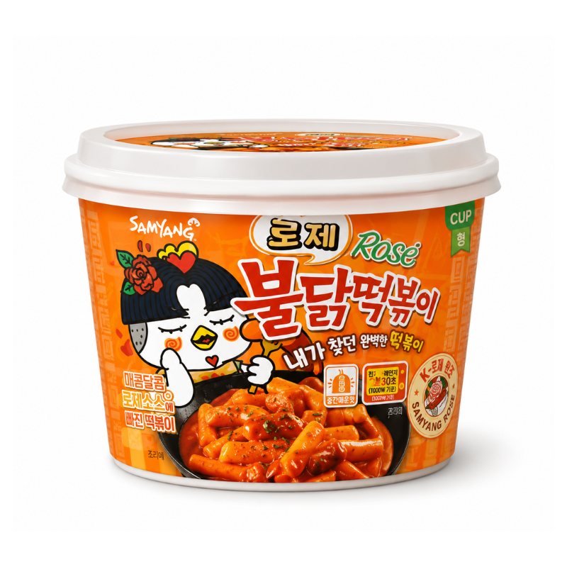 Buldak Rose Tteokbokki  (South Korea)
