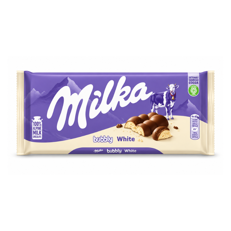 Milka Bubbly White (Germany)