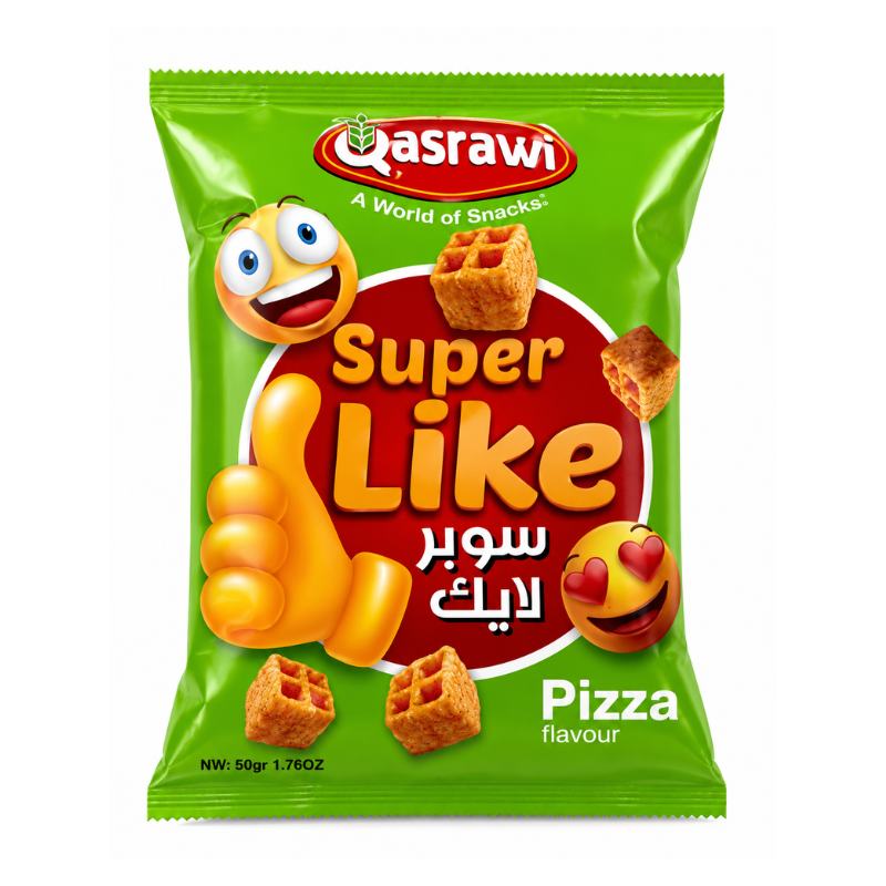Qasrawi Super Like Pizza Flavor Chips (Jordan)