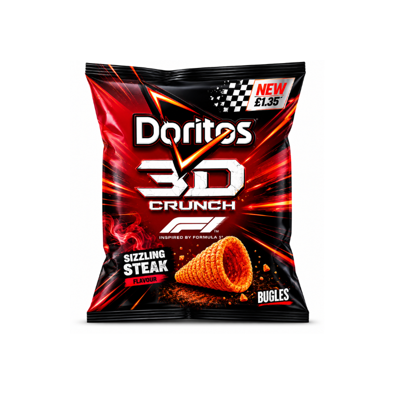 Doritos 3D Crunch Sizzling Steak (UK)