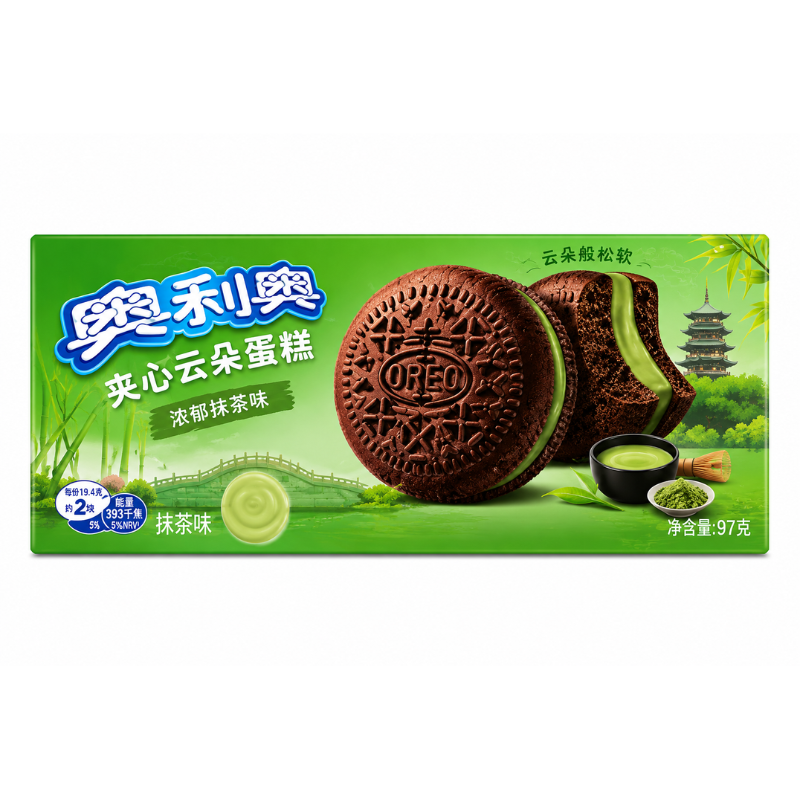 Oreo Longjing Matcha Cloud Cake (China)