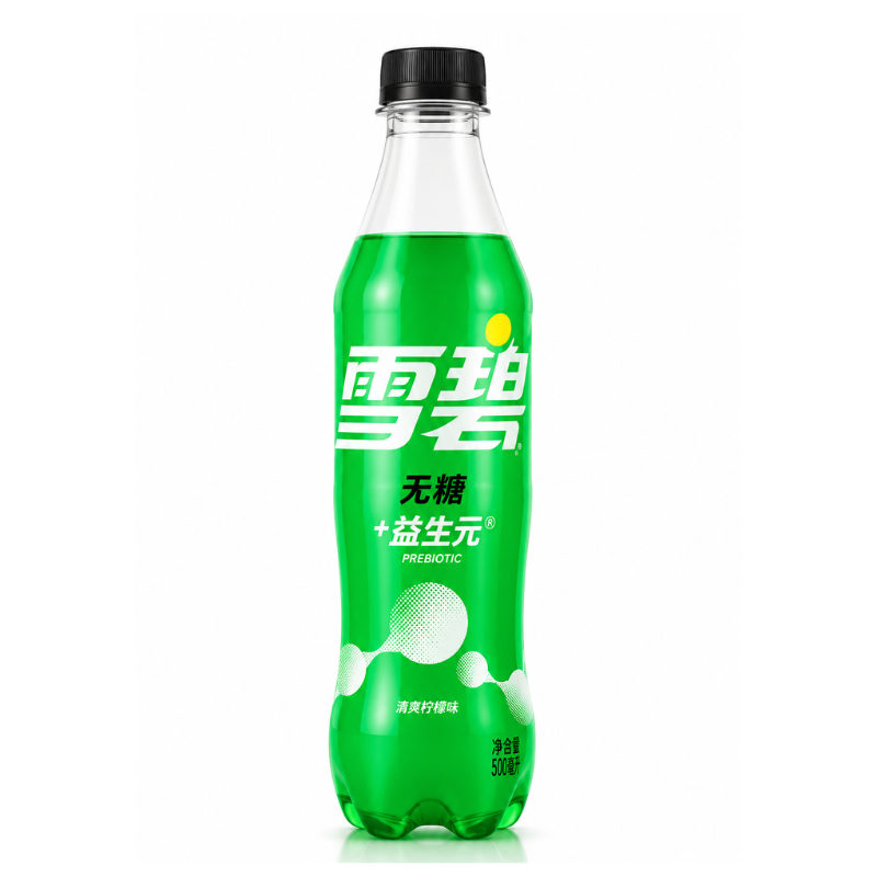 Sprite Sugar Free Lemon Prebiotic Soda (China)
