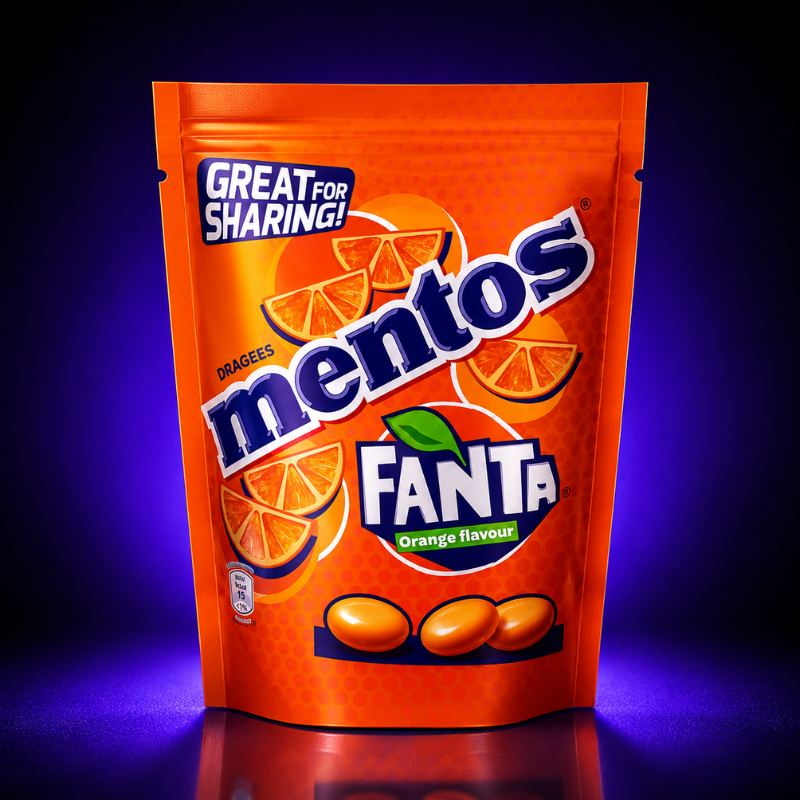 Mentos Fanta Orange Flavour Chewy (UK)