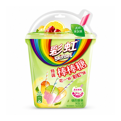 Skittles Fruit Tea Mix Lollipops (China)