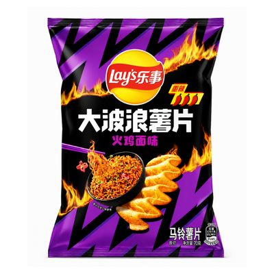 Lay's Wavy Buldak Spicy Chicken Ramen Flavor (China)