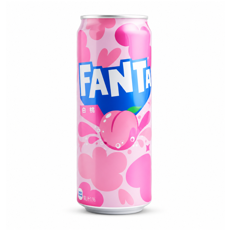 Fanta White Peach Can (Japan)
