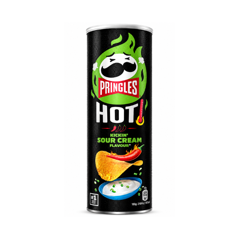 Pringles Hot Kick’N Sour Cream (UK)