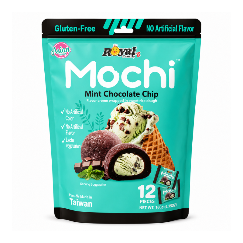 Royal Family Mochi Mint Chocolate Chip (Taiwan)