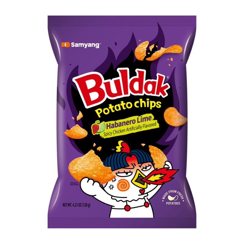 Buldak Potato Chips Habanero lime (South Korea)
