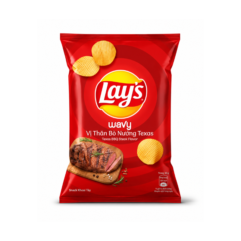 Lays Texas Tenderloin Steak (Vietnam)