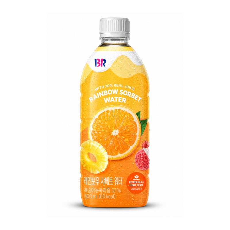 Baskin Robbins Rainbow Sorbet Flavoured Water (South Korea)