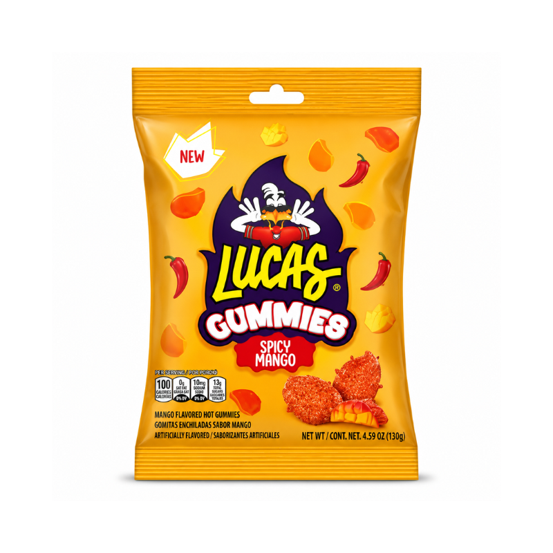 Lucas Gummies Mango flavor (Mexico)
