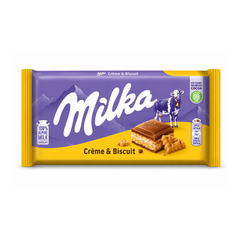 Milka Cream & Biscuit (Germany)